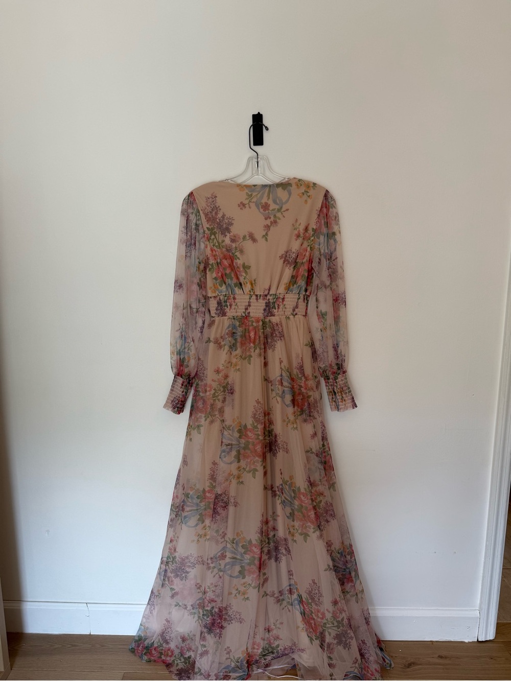NWT Baltic Born Layla Tulle Maxi Dress Floral XS Wedding Guest - Picture 3 of 4